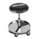 DNA MOTORING TOOLS00191 Adjustable Height Pneumatic Mechanic Creeper GarageRolling Stool Heavy Duty Roller Seat with Storage Tool Tray Max Load 250 lbs