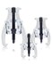 Orion Motor Tech Gear Puller Set 3 4 6 3 Jaw Puller Kit for Pulley Gear Bearing Flywheel Removal Heavy Duty Pulley Puller with Reversible Jaws 3 pcs Bearing Puller Tool Kit