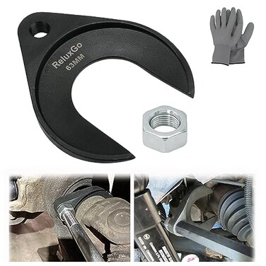 ReluxGo Inner CV Axle Puller Removal Tool 63mm with Nut Front Wheel Drive Axle Pulley Attachment Fits Slide Hammers with 5818 Threads CV Joint Axle Removing Tool