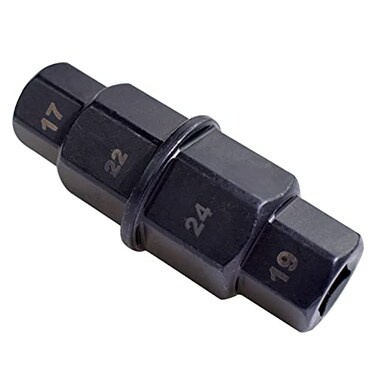 Alltooetools Motorcycle Front Wheel Axle Hex Spindle Driver Socket Tool 17192224mm Motorcycles Allen Axle Sockets 38 inch Square Drive