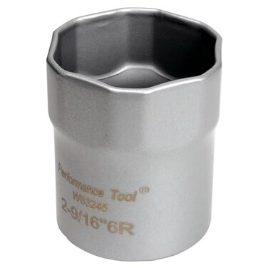 Performance Tool W83245 12 Drive Rounded Lock Nut Socket 2916 Used on Dodge trucks with Dana 60 manual hubs