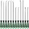 FTIHTRY 12Piece Pick and Hook Tools Set Pick Tool Set Car Auto Oil SealORing Seal Gasket Pick Hooks Puller Remove Long and Mini Pick Tool Set