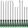 FTIHTRY 12Piece Pick and Hook Tools Set Pick Tool Set Car Auto Oil SealORing Seal Gasket Pick Hooks Puller Remove Long and Mini Pick Tool Set