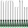 FTIHTRY 12Piece Pick and Hook Tools Set Pick Tool Set Car Auto Oil SealORing Seal Gasket Pick Hooks Puller Remove Long and Mini Pick Tool Set
