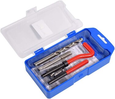Alltooetools M10 X 125 Thread Repair Kit Metric Helicoil Kit with HSS Drill Bit 10PC Wire Thread Inserts