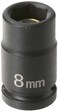 Grey Pneumatic 908MG 14 Drive x 8mm Magnetic Standard Socket