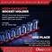 Olsa Tools 12Inch Drive Aluminum Socket Organizer with Locking End Caps Professional Quality Socket Holder RED 1170