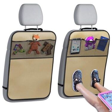 lebogner Back Seat Kick Mats Beige