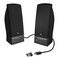 Cyber Acoustics CA2014USB 20 Multimedia Desktop Computer Speakers Compatible with USB C or A Devices Adapter Included