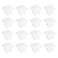ECSiNG 30PCS Screw Grommets Insert Expanding Nuts Lock Clips Fits into 8mm Square Hole Plastic Fastener Retainer Clips Automotive Replacement Parts