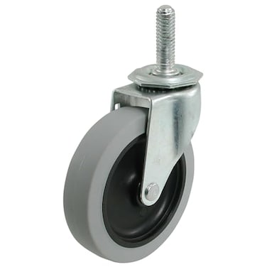 Shepherd Hardware 3265 3Inch Threaded Stem TPR Caster 110lb Load Capacity