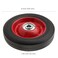 PINGEUI 4 PCS 8 Inch Solid Rubber Tire Flat Free Solid Rubber Wheels Hand Truck Replacement Wheels 12Inch Axle Hole 220 lbs Max LoadBearing Capacity