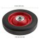 PINGEUI 4 PCS 8 Inch Solid Rubber Tire Flat Free Solid Rubber Wheels Hand Truck Replacement Wheels 12Inch Axle Hole 220 lbs Max LoadBearing Capacity