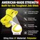 Chenango Supply VR3 Yellow Round Sling 6 ft USAMade 8400 lb Vertical 6720 lb Choker 16800 lb Basket DoublePly Cover Endless Poly Rigging Sling for Lifting Material Handling 6 FT