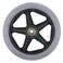 HEALTHLINE Walker Rollator Replacement Wheel 1 Grey Tire HL450W Front