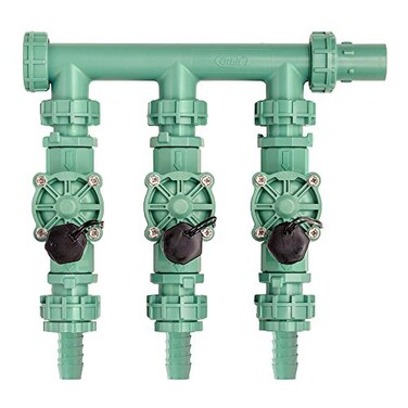 Orbit 91207 3Valve Preassembled Sprinkler Manifold for Poly Pipe