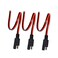 LIXINTIAN 14AWG SAE Connector Extension Cable 3Pack SAE Quick Connector Disconnect Plug SAE Automotive Extension Cable Solar Panel SAE Plug 30cm1ft