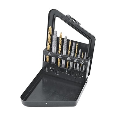 Titan 16013 10 Screw Extractor and Left Hand Drill Bit Set