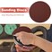 ACROPIX 12 Inch Sanding Discs Round Hook and Loop Sandpaper 600 Grits 10 PCS