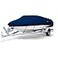 MSC Heavy Duty Oxford Ployester Made Trailerable Boat CoverFits VHullTriHull Runabout Boat Cover Model D Length1719 Beam Width up to 96 Navy
