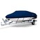 MSC Heavy Duty Oxford Ployester Made Trailerable Boat CoverFits VHullTriHull Runabout Boat Cover Model D Length1719 Beam Width up to 96 Navy