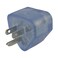 Conntek 14101LT 15Amp Male Plug to 30Amp RV Female Connector with Power Neon Light Clear Blue