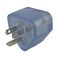 Conntek 14101LT 15Amp Male Plug to 30Amp RV Female Connector with Power Neon Light Clear Blue