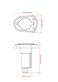 Young Marine Made 2Pin Stern Light Socket Plugin Pole Base Straight Base