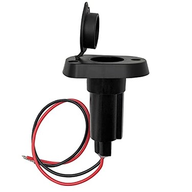 Young Marine Made 2Pin Stern Light Socket Plugin Pole Base Straight Base