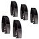RecPro Black RV Rounded Baggage Door Catch Latch Compartment Hardware Clips Latches 1634323 5 Pack