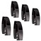 RecPro Black RV Rounded Baggage Door Catch Latch Compartment Hardware Clips Latches 1634323 5 Pack