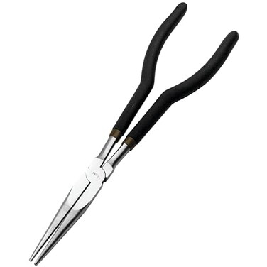 Performance Tool W1044 11Inch Long Reach Long Nose Pliers Black