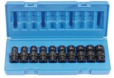 Grey Pneumatic 1210UM 38 Drive 10Piece Universal Metric Socket Set
