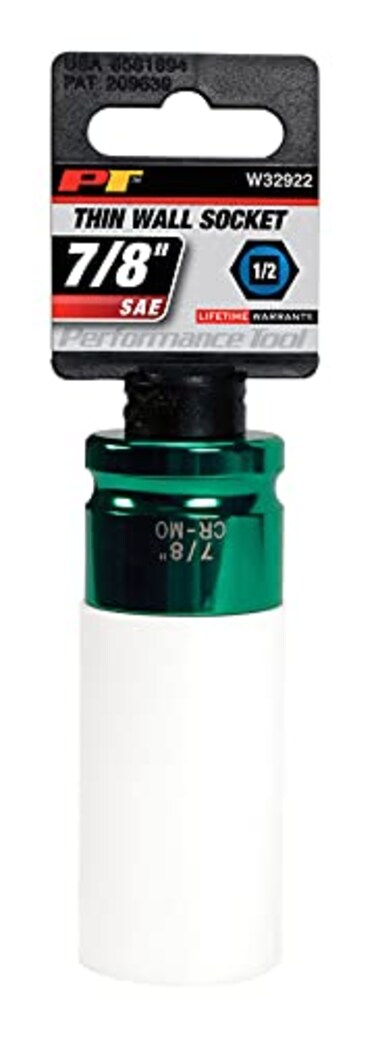 Performance Tool W32922 12Inch Impact Drive 78Inch Thin Wall Socket Green