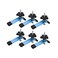 POWERTEC 71168P3 TTrack Hold Down Clamps 512 L x 118 Width 6 PK