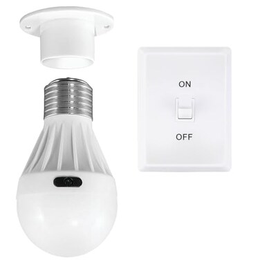Performance Tool 713 Grab and Go Flashlight Bulb Energy Efficient COB Tech HandsFree Operation Battery Powered Durable ABS Housing