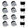 bnafes Super Loud 5V Active Alarm Buzzer Beeper Tracker 9X55mm for FPV Racing Drone RC Quadcopter PDB Flight Control 12 PCS