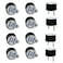 bnafes Super Loud 5V Active Alarm Buzzer Beeper Tracker 9X55mm for FPV Racing Drone RC Quadcopter PDB Flight Control 12 PCS