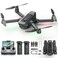 WeFone WF20 Drone with 1080P FPV Camera for Beginners Foldable RC Quadcopter with Brushless Motor Headless Mode Adjustable Speed One Key TakeoffLanding Flight Path 2 Batteries Black