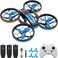 Epstur Drones RC Drone with Auto Hovering and Headless Mode Quadcopter with LED Light Propeller Full Protect 3D Flips 3 Batteries Remote Control Best Gifts