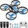 Epstur Drones RC Drone with Auto Hovering and Headless Mode Quadcopter with LED Light Propeller Full Protect 3D Flips 3 Batteries Remote Control Best Gifts