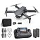 elecci E88 Drone with Screen Controller with SD card Foldable Mini Drone for Beginners 2 Batteries 360 Flips Waypoint Fly Active Obstacle Avoidance One Key Take OffLanding 2 batteries Black