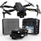 Toladrone TD12LCD Drone with LCD Screen Remote Control Brushless Motor WiFi Realtime Transmission Drones for Adults Drone with Camera Foldable Quadcopter for Beginners