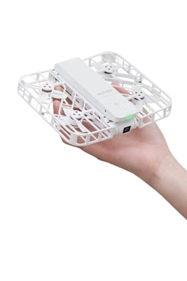 HOVERAir X1 Drone with Camera Followme Drone with SelfFlying Mode Foldable Mini Drone with HDR Video Capture Palm Takeoff Intelligent Flight Paths HandsFree Control White Standard