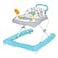 Smart Steps Trend Plus 2in1 Activity Walker with Deluxe Removable Toys WalkBehind Bar Adjustable Height and Flat Fold Frame for Storage Ages 6 Months Orbits White