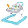 Smart Steps Trend Plus 2in1 Activity Walker with Deluxe Removable Toys WalkBehind Bar Adjustable Height and Flat Fold Frame for Storage Ages 6 Months Orbits White