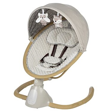 Safety 1st 5 Modes Bluetooth Swing Bluetooth Enabled with Digital Touch Screen and Remote Control Dunes Edge