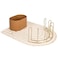 Boon ARC Modular Baby Bottle Drying Rack Includes Silicone Drying Mat Accessory Cup and 7Prong Wire Bottle Rack Baby Essentials