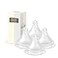 NUMVIM Numvim Silicone Bottle Nipple with LatchOn Point Gentle Flow Natural Feel 1m S 4 Counts