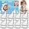 RBUGR 16 Pack Replacement Silicone Spout Compatible with NUK Active and Learner Cups 100 Silicone Sippy Nipples for 6m Sippy Cup Nipple for NUK Learner Cup